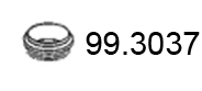 Bague d'étanchéité, tuyau d'échappement ASSO 99.3037