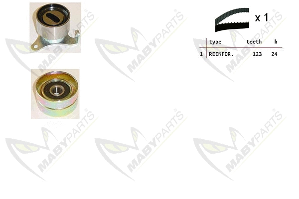 Kit de courroie crantée MABYPARTS OBK010400