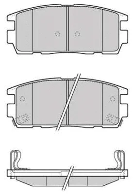 Kit de plaquettes de frein, frein à disque Technika 01867A