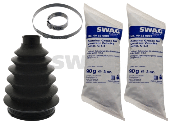 Jeu de joints-soufflets, arbre de commande SWAG 60 10 0040