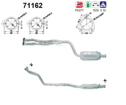 Catalyseur AS 71162