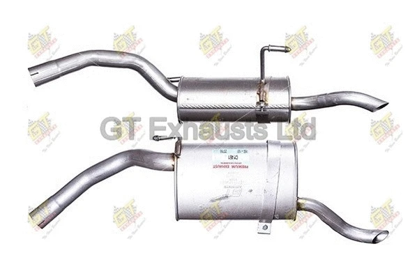 Silencieux arrière GT Exhausts GCN461