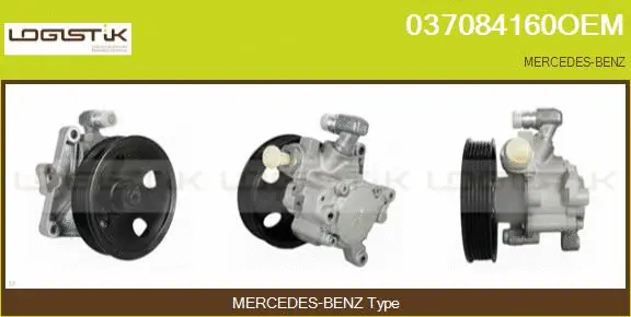 Pompe hydraulique, direction LGK 037084160OEM