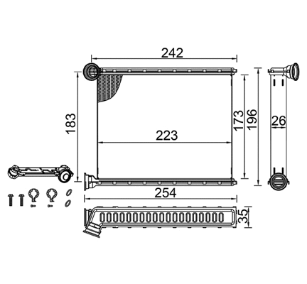 Système de chauffage HART 631 067