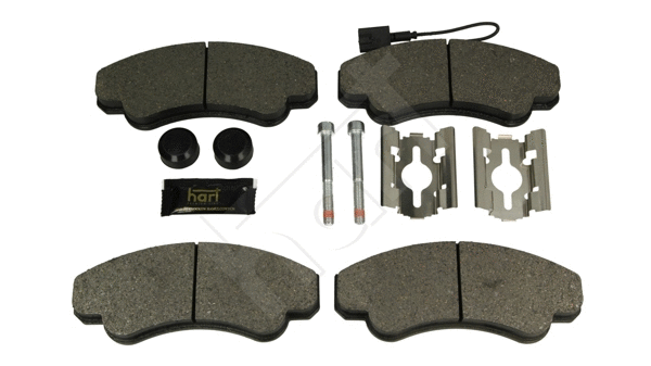 Kit de plaquettes de frein, frein à disque HART 248 924