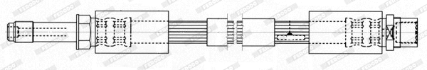 Flexible de frein FERODO FHY3233