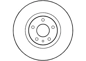 Disque de frein ABTEX BD315V