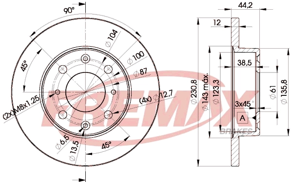Disque de frein FREMAX BD-3169