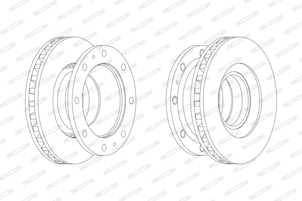 Disque de frein FERODO FCR110A