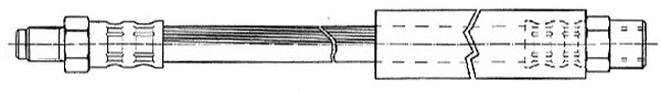 Flexible de frein CEF 510000