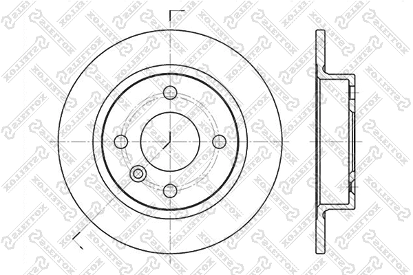 Disque de frein STELLOX 6020-4824-SX