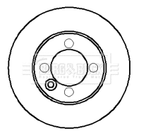 Disque de frein BORG & BECK BBD5701S
