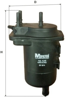 Filtre à carburant MFILTER DF 3514