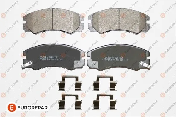 Kit de plaquettes de frein, frein à disque EUROREPAR 1673898980