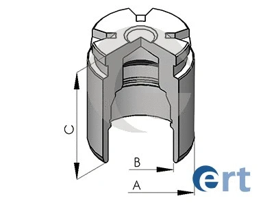 Piston, étrier de frein ERT 150523-C