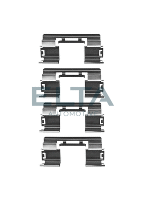 Kit d'accessoires, plaquette de frein à disque ELTA AUTOMOTIVE EA8748