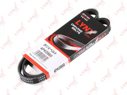 Courroie trapézoïdale à nervures LYNXAUTO 4PK0860