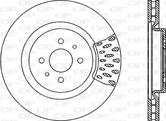 Disque de frein OPEN PARTS BDR1741.20