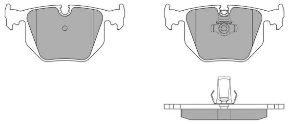 Kit de plaquettes de frein, frein à disque FREMAX FBP-1334