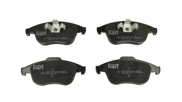 Kit de plaquettes de frein, frein à disque HART 215 922
