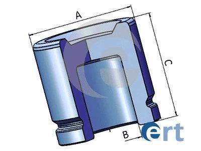 Piston, étrier de frein ERT 150968-C