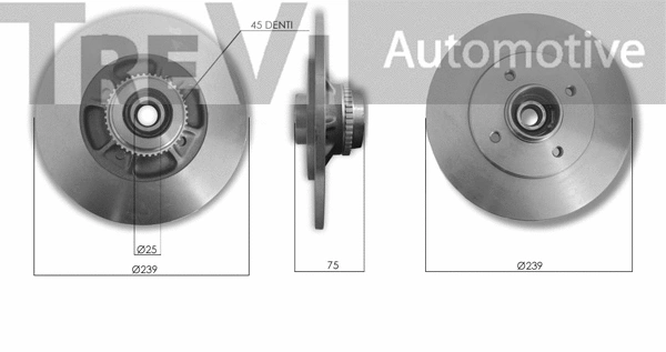 Kit de roulements de roue TREVI AUTOMOTIVE WB2293