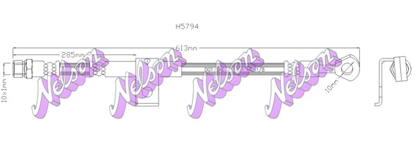 Flexible de frein KAWE H5794