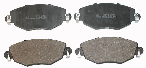 Kit de plaquettes de frein, frein à disque National NP2011