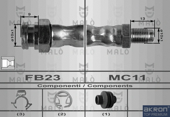 Flexible de frein AKRON-MALÒ 8415