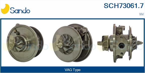Groupe carter, turbocompresseur SANDO SCH73061.7