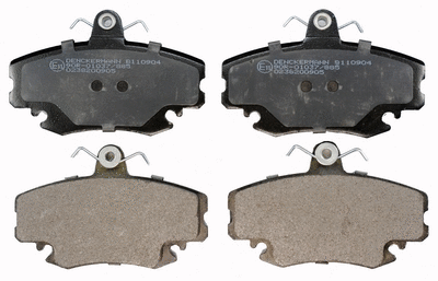 Kit de plaquettes de frein, frein à disque DENCKERMANN B110904