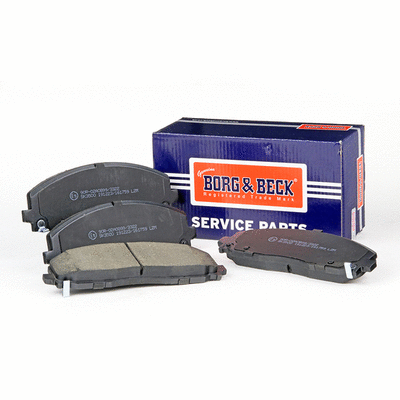 Kit de plaquettes de frein, frein à disque BORG & BECK BBP2342