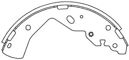 Jeu de mâchoires de frein SB BS25413