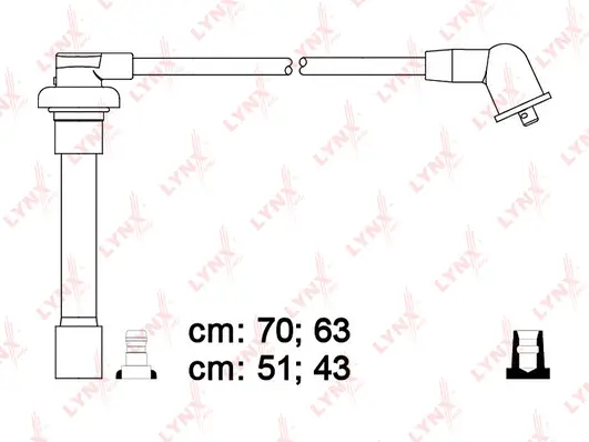 Kit de câbles d'allumage LYNXAUTO SPC3408
