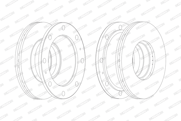 Disque de frein FERODO FCR106A