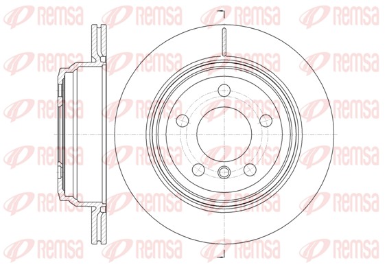 Disque de frein REMSA 61453.10