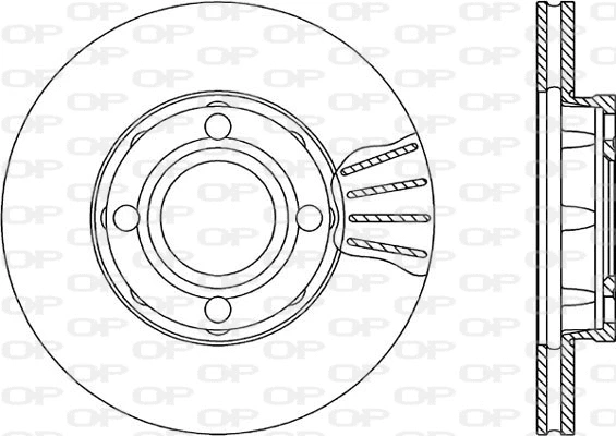 Disque de frein OPEN PARTS BDR1020.20