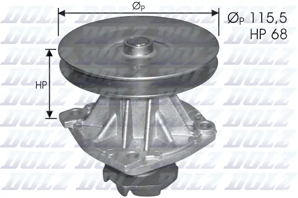 Pompe à eau, refroidissement du moteur DOLZ S135