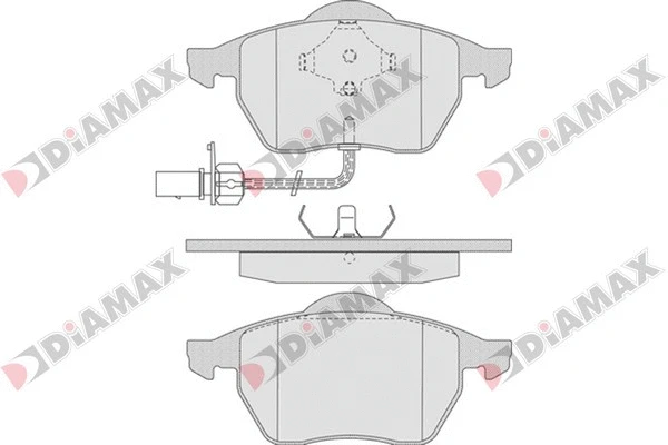 Kit de plaquettes de frein, frein à disque DIAMAX N09234