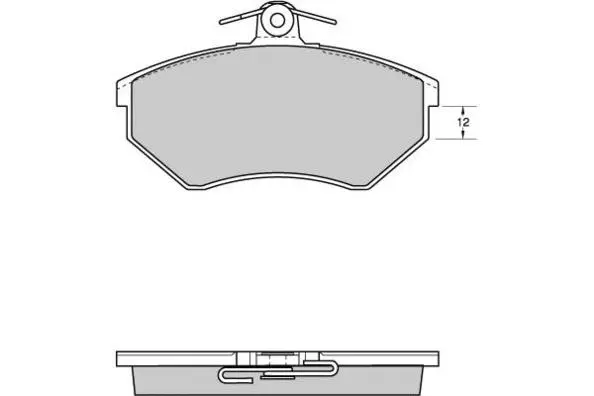 Kit de plaquettes de frein, frein à disque E.T.F. 12-0531