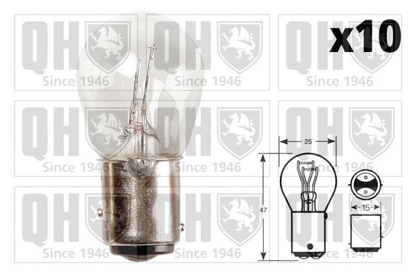 Ampoule, feu stop/feu arrière QUINTON HAZELL QBL380