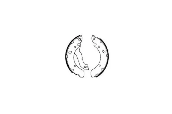 Jeu de mâchoires de frein E.T.F. 09-0466