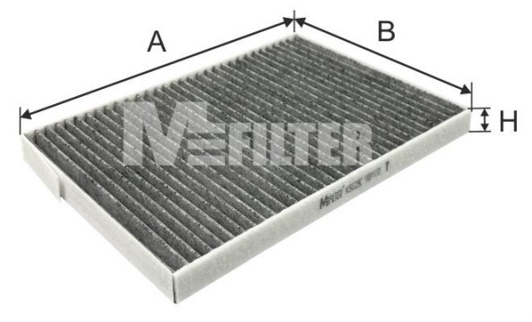 Filtre, air de l'habitacle MFILTER K 9129C