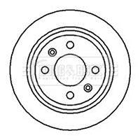 Disque de frein BORG & BECK BBD4015