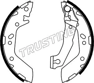 Jeu de mâchoires de frein TRUSTING 046.205
