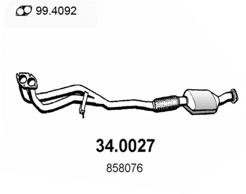 Catalyseur ASSO 34.0027