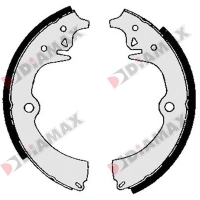 Jeu de mâchoires de frein DIAMAX N01196