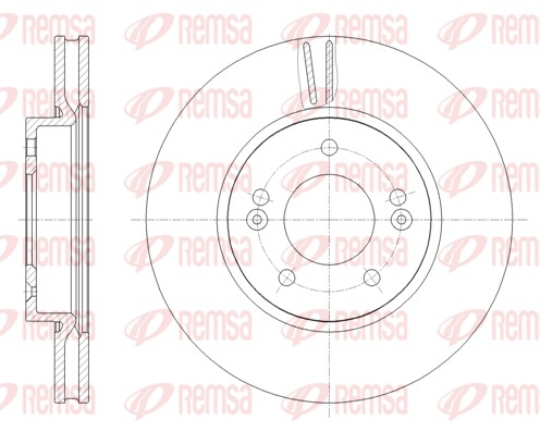 Disque de frein REMSA 62080.10