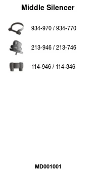 Silencieux central FA1 MD001001