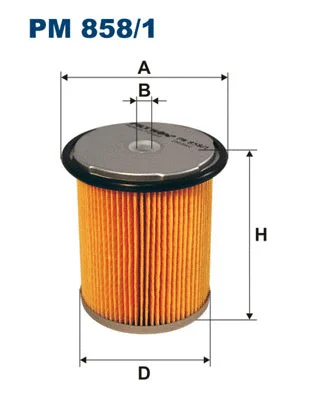 Filtre à carburant FILTRON PM 858/1